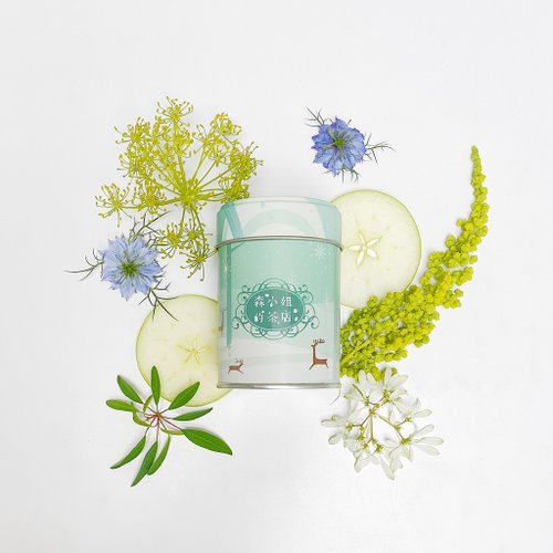 森小姐的茶店 【果實茶 奇幻蘋果派】蘋果甜點感的無糖茶 睡前可喝