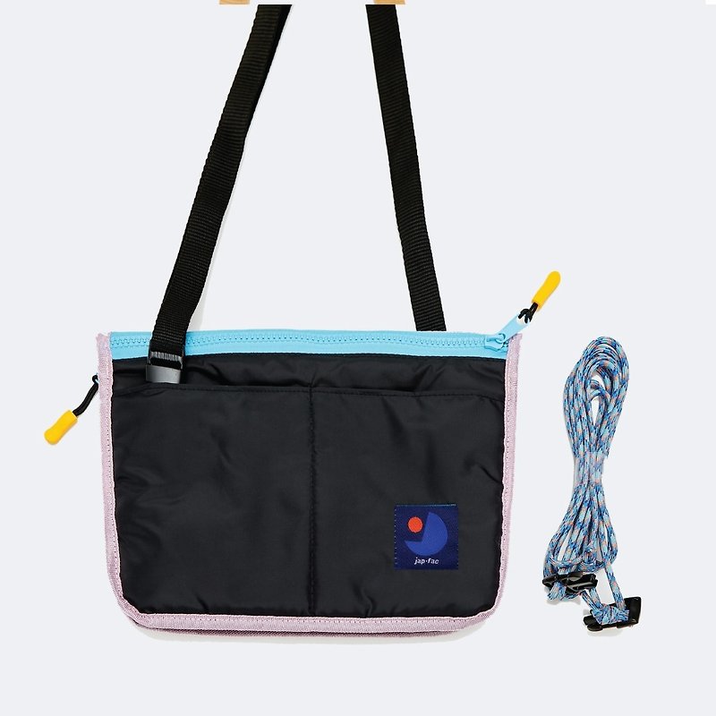 japfac Candy Nylon : Black Pink - Messenger Bags & Sling Bags - Nylon Black
