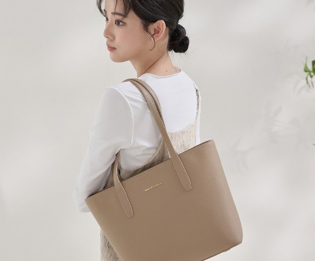 Kim Anderson】KATE intellectual tote bag-milk tea color - Shop