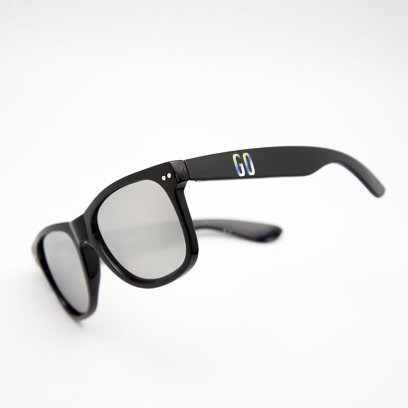 BLRサングラス立体レリーフGOメガネごごろ - 眼鏡・フレーム - プラスチック ブラック