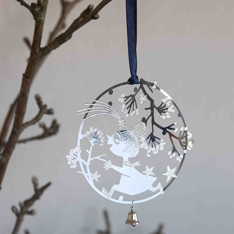 聖誕禮物推薦/銀色小不點初雪掛飾 - 擺飾/家飾品 - 銅/黃銅 