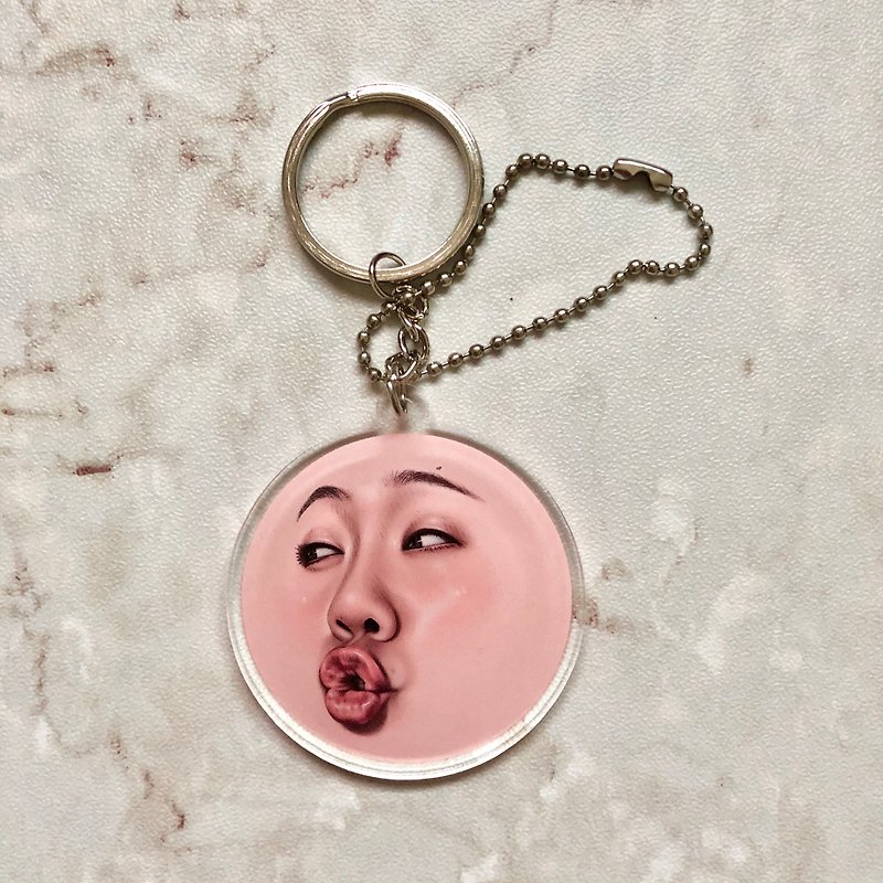 KEY RING ll KEY CHAIN :: face for someone no.11 - 吊飾 - 壓克力 