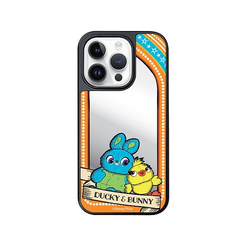 i-Smart i-Smart-迪士尼鏡面手機殼-iPhone15系列-Ducky & Bunny