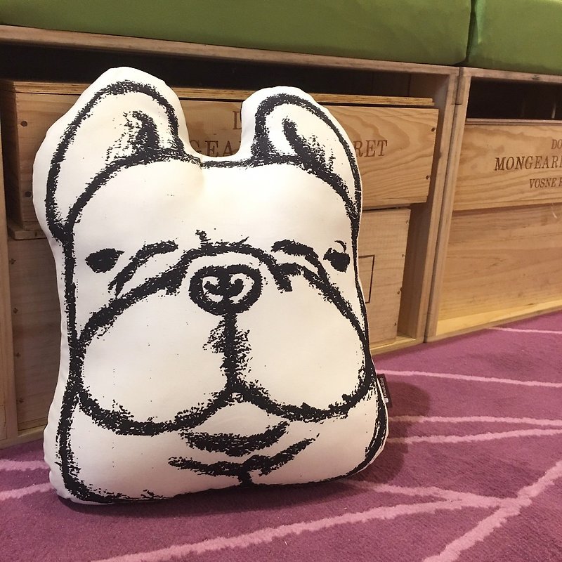 (Sold Out) Fadou Handmade Pillow-Fubao Hatching Egg - Pillows & Cushions - Other Materials Black