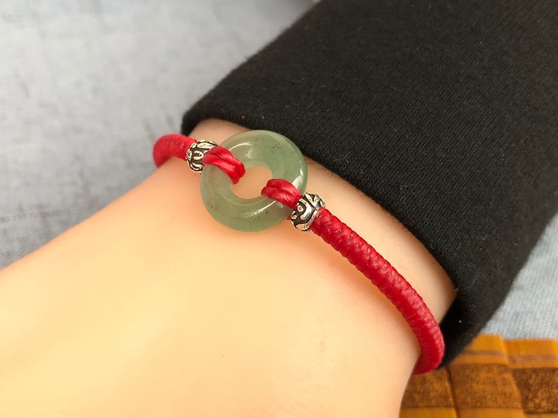 𤧥Jade safe buckle hand strap-custom - Bracelets - Jade Green