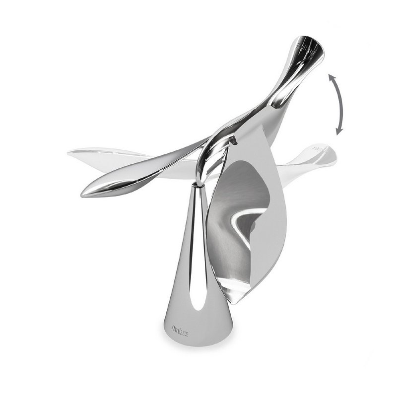 【Umbra】Tipsy Balanced Bird Bottle Opener (Silver) | Dish and Plate Storage - ผลิตภัณฑ์ล้างจ้าน - โลหะ 