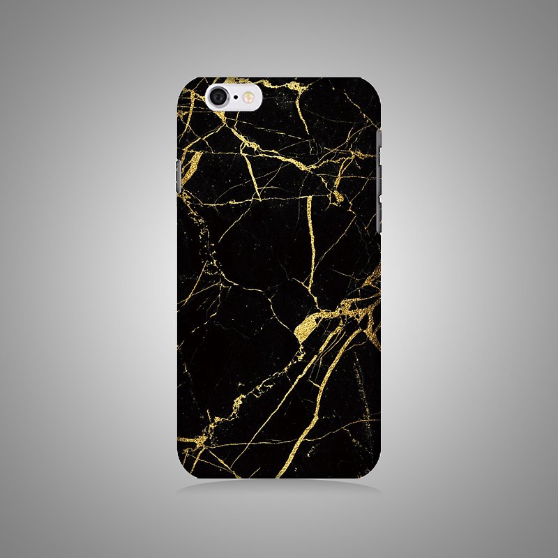 Empty Case Series-Black Gold Marble Original Phone Case/Protective Case (Hard Case) - อื่นๆ - พลาสติก 