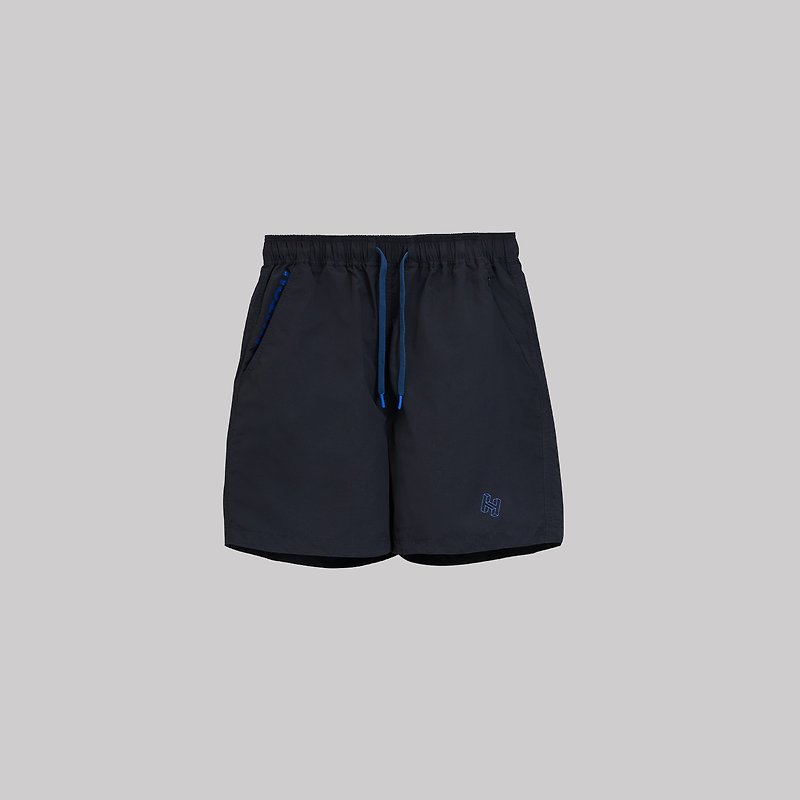Solid System Shorts - HUTCH in your pocket - กางเกงขาสั้น - ไฟเบอร์อื่นๆ สีดำ