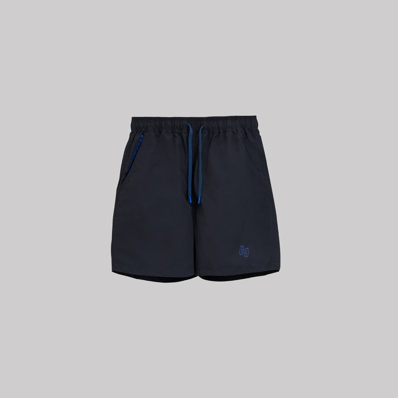 Solid System Shorts - HUTCH in your pocket - Men's Shorts - Other Man-Made Fibers Black