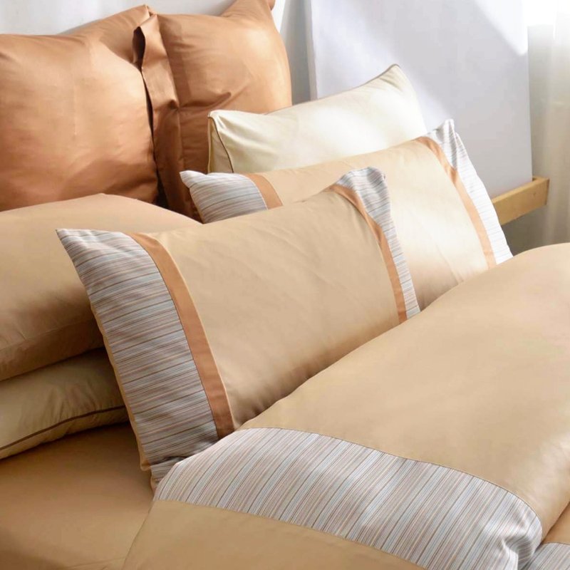 Caliphil Combed 300 Woven American Cotton Pillowcase/Sunderland - เครื่องนอน - ผ้าฝ้าย/ผ้าลินิน สีส้ม