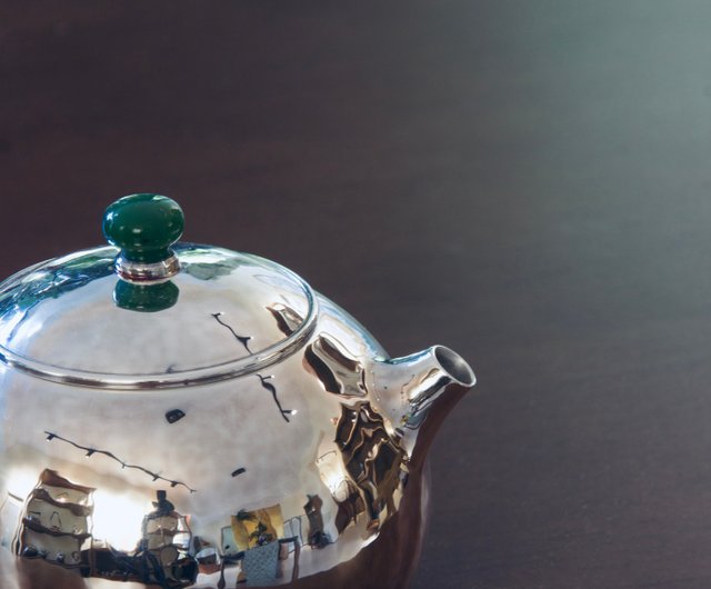 尚幀品玉把文旦銀壺純銀9999一張打口打出純銀急須150cc 尚幀品