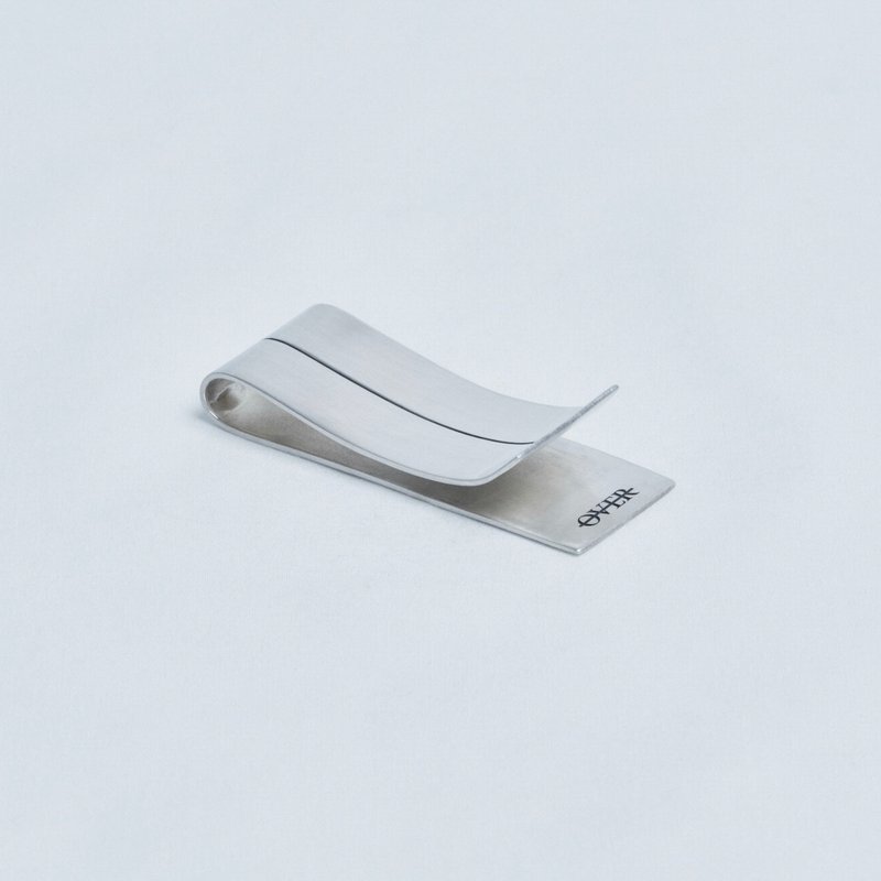 One line money clip - 錢包/皮夾/長短夾 - 純銀 銀色