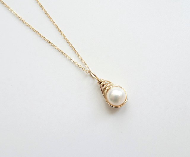 Wire on sale wrapped pearl