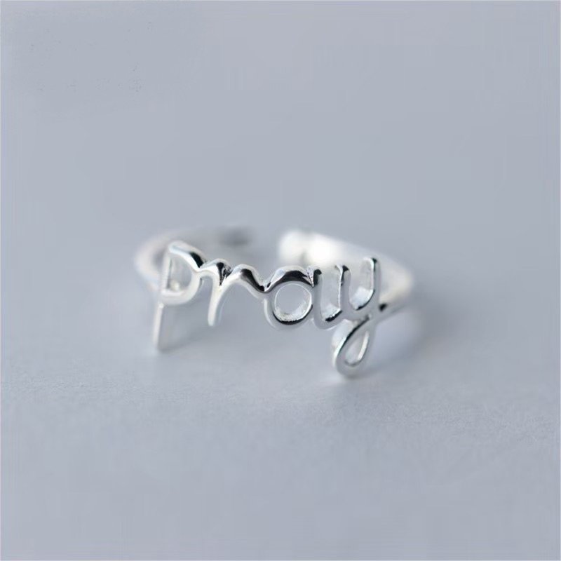 【SoLight】Pray Ring - Sterling Silver Ring SL357 - General Rings - Sterling Silver Silver