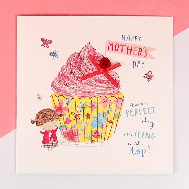 We are covered with sweet icing 【Hallmark-Card Mother's Day Series】 - Cards & Postcards - Paper Pink