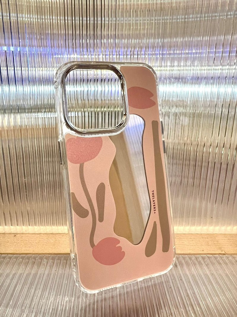 Graphic Print - Mirror Abstract Blossom 003   | Personalized Custom Phone case - เคส/ซองมือถือ - พลาสติก สึชมพู