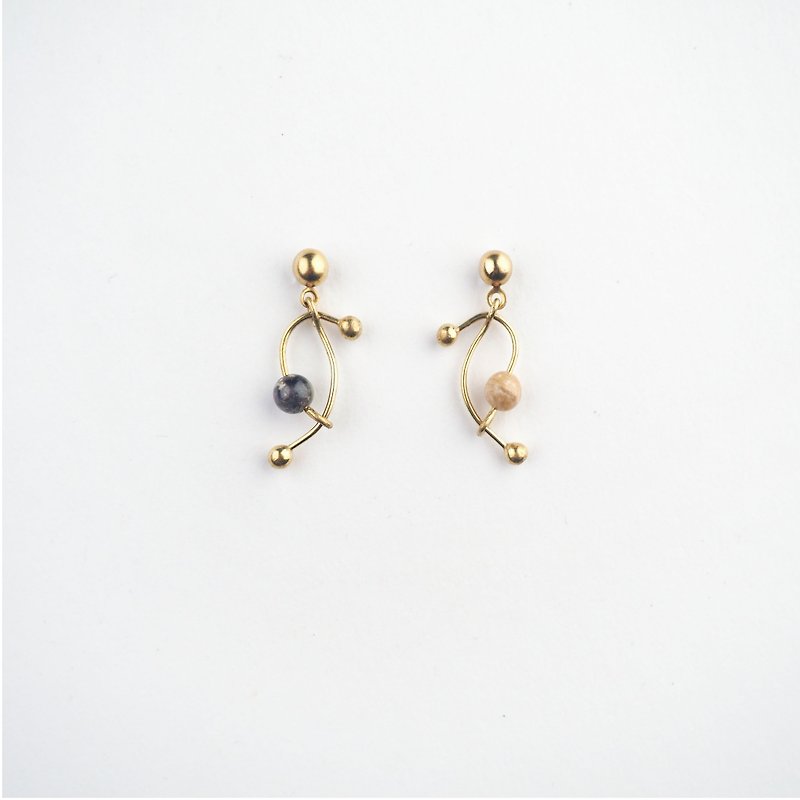 Dancing Earrings (mini) - Earrings & Clip-ons - Gemstone Gold