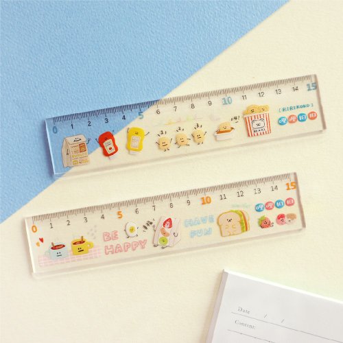 三瑩文具 哩哩扣扣 / 15cm塑膠尺(2圖)
