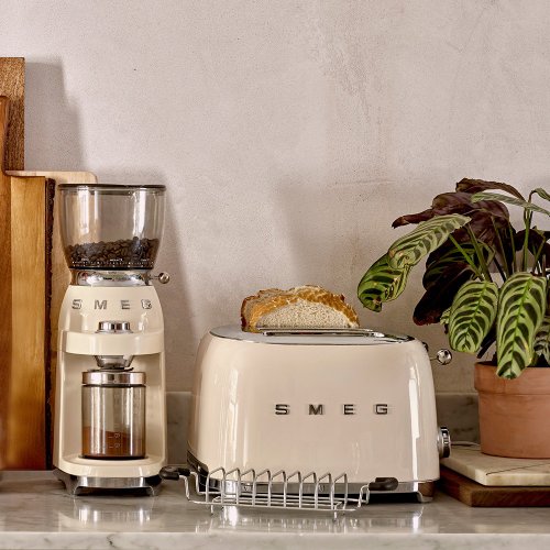 Smeg Coffee Grinder - Cream CGF11CRAU - Buy Online with Afterpay & ZipPay -  Bing Lee