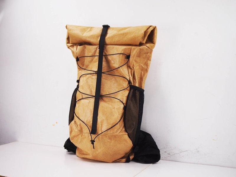 樸實系:  6dots 卡其色 Tyvek 登山包 40L 55L背包 露營 登山 - 後背包/背包/書包 - 防水材質 多色