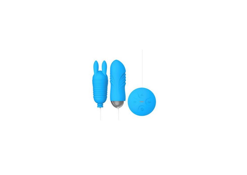 Hong Kong LETEN Huge Wave Shock Egg Sexy Vibrating Double Vibrating Egg Rabbit Ear Model - สินค้าผู้ใหญ่ - ซิลิคอน หลากหลายสี