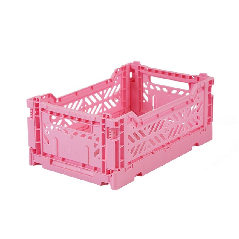 Turkey Aykasa Folding Storage Basket (S)-Barbie Powder - Storage - Plastic 