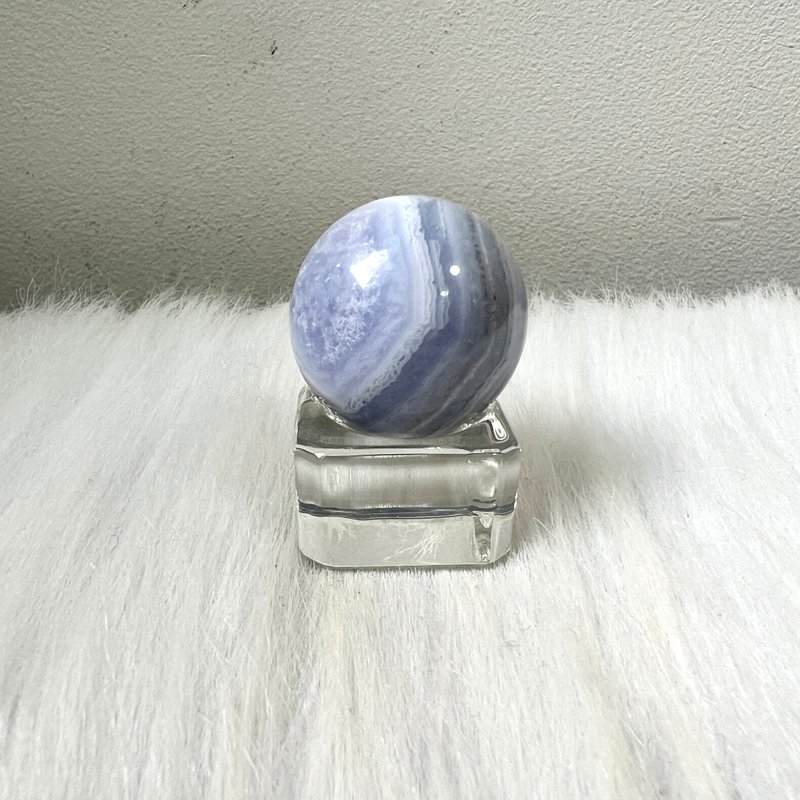 Blue Agate Ball | Crystal | Crystal Ball | Crystal Ornaments - Items for Display - Crystal Blue