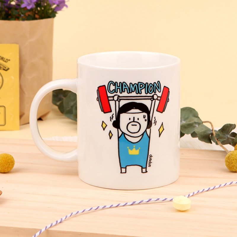 Hello DunDun 哈囉登登系列 馬克杯03.Champion - 咖啡杯/馬克杯 - 瓷 