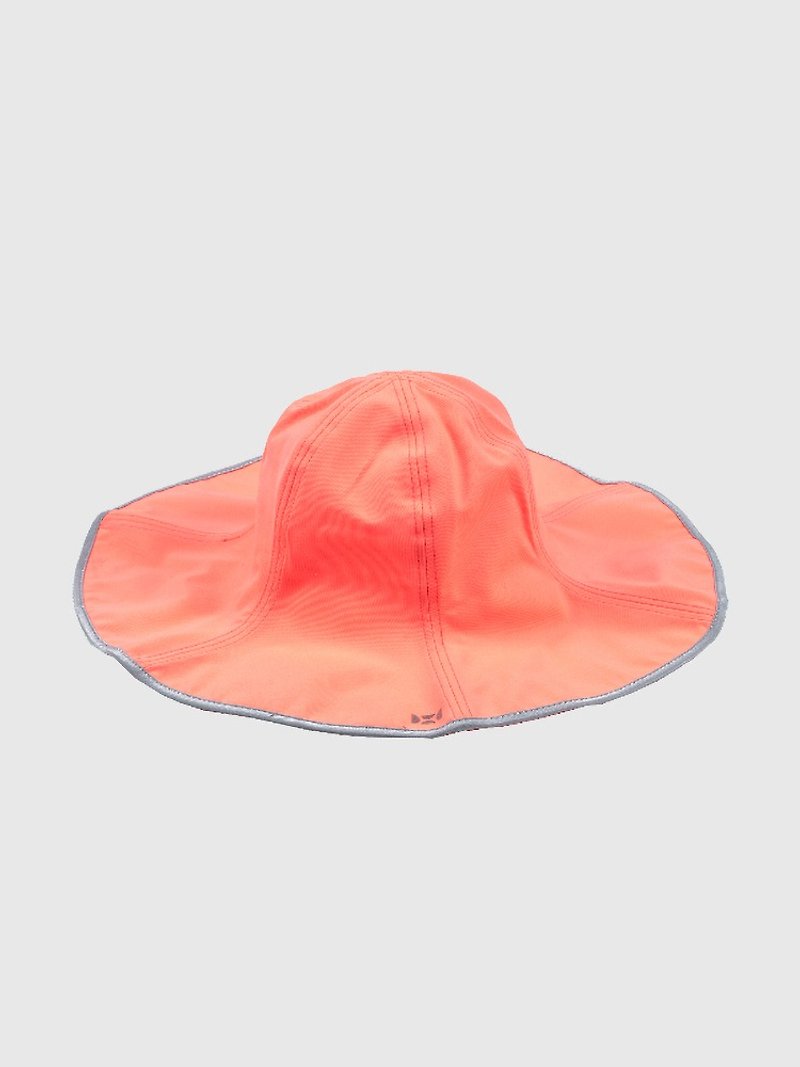 荷葉邊花瓣帽(大)-紅 - 帽子 - 聚酯纖維 紅色