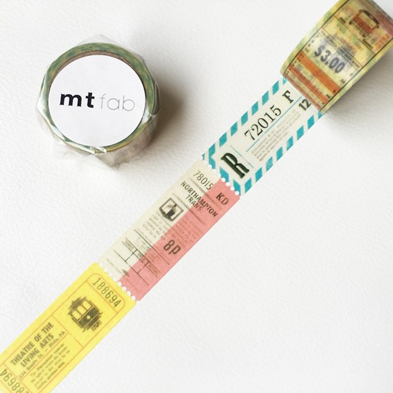 mt and paper tape fab empty hole [ticket (MTDP1P02)] 2016Summer - Washi Tape - Paper Multicolor