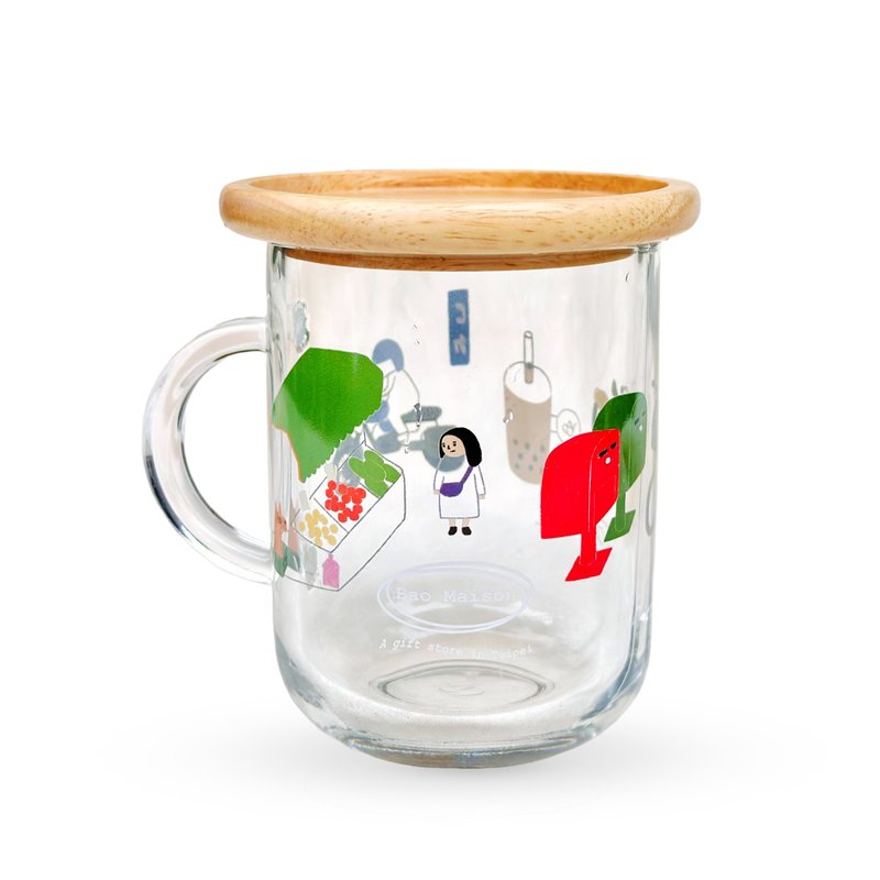 Bao 小日常玻璃馬克杯 - 杯子 - 玻璃 透明