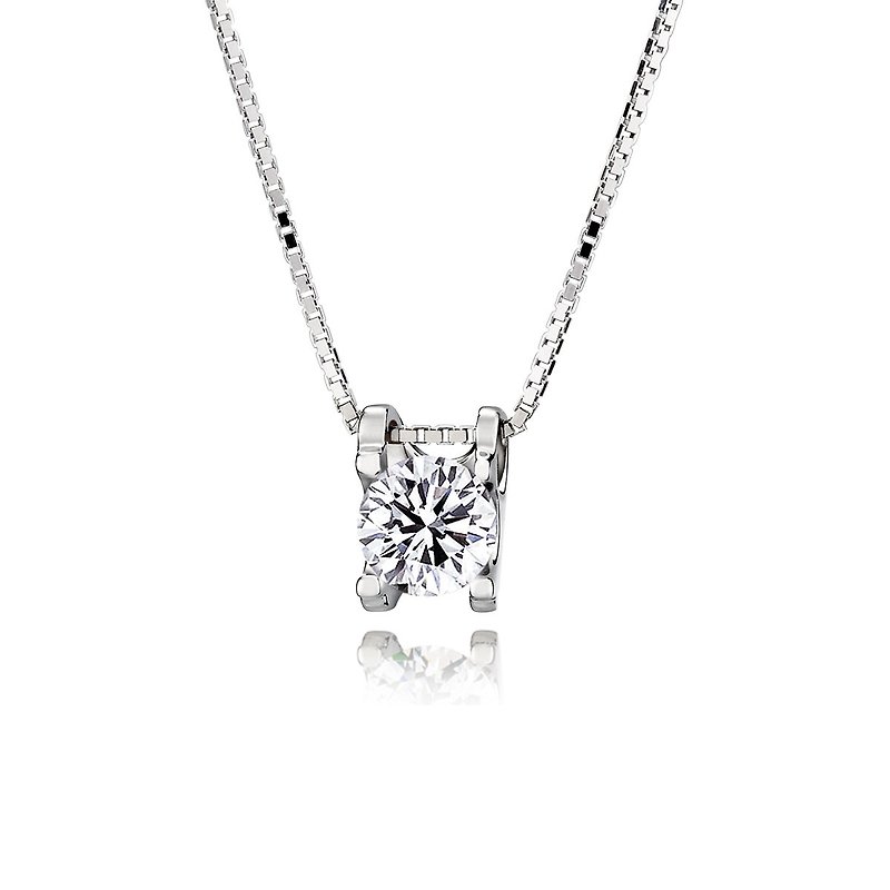 Dream's Light Spot Diamond 925 Sterling Silver Women's Necklace - สร้อยคอ - เงินแท้ สีเงิน