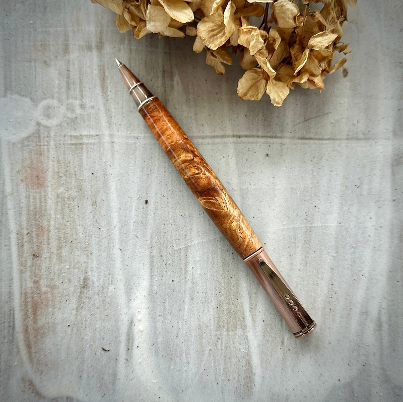Burmese rosewood ballpoint pen - Rollerball Pens - Wood 