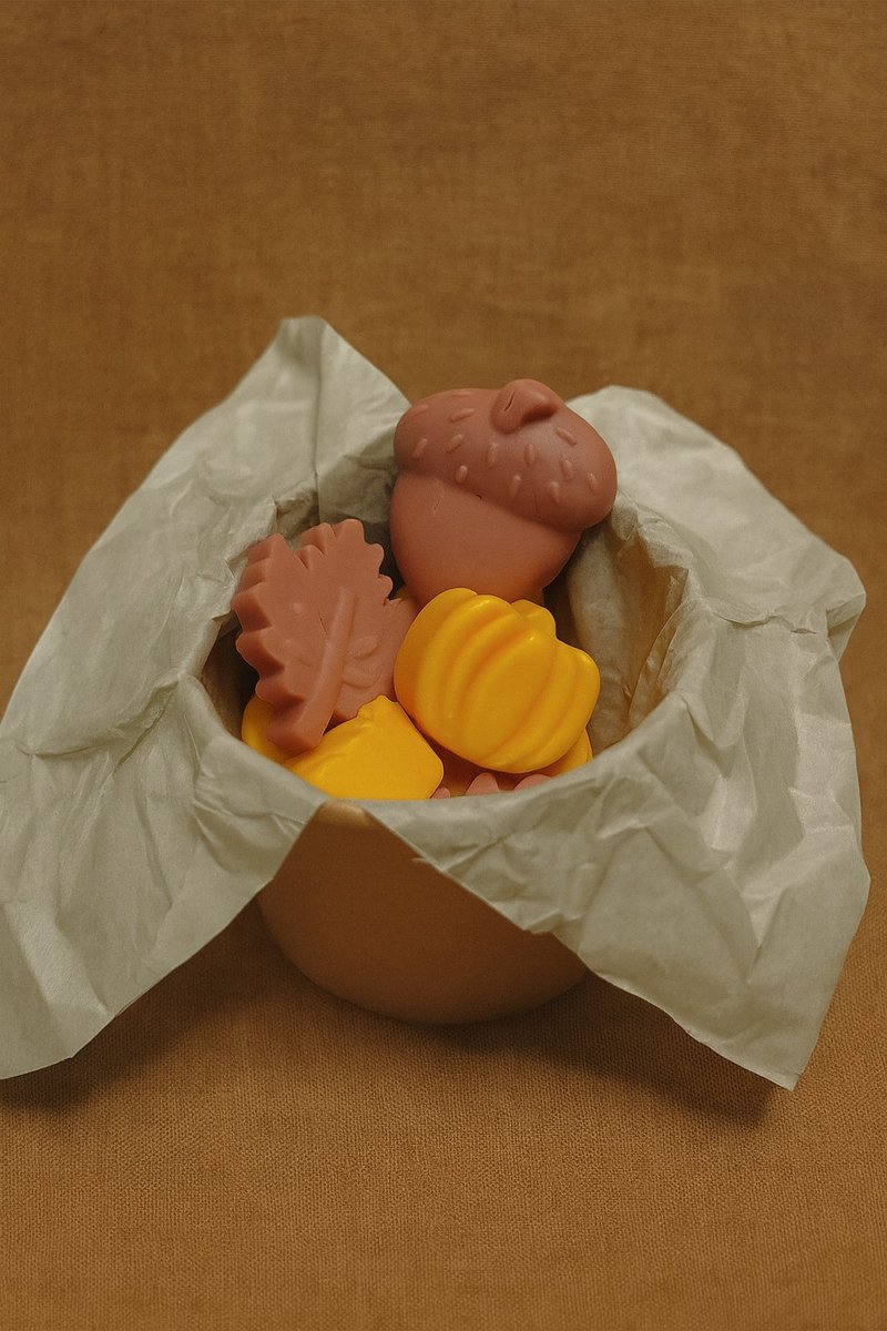 Wax Melts -  Autum - 香氛/精油/擴香 - 蠟 橘色