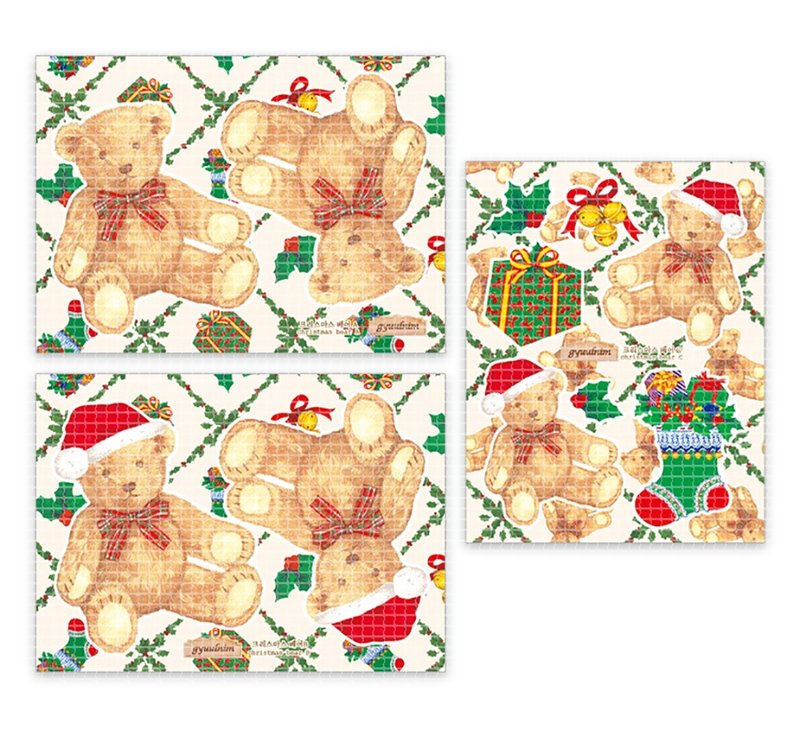 Christmas bear sticker - Stickers - Paper 