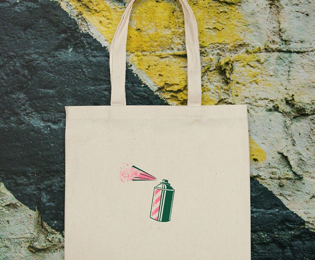Multicolor Printed Cloth Shopping Bag
