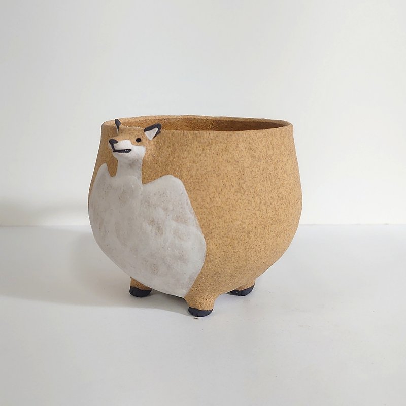 fox cup - Cups - Pottery Orange