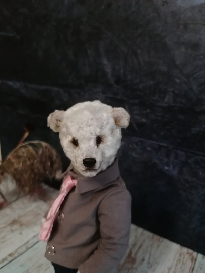 Collectible teddy bear 22 cm - 玩偶/公仔 - 其他材質 