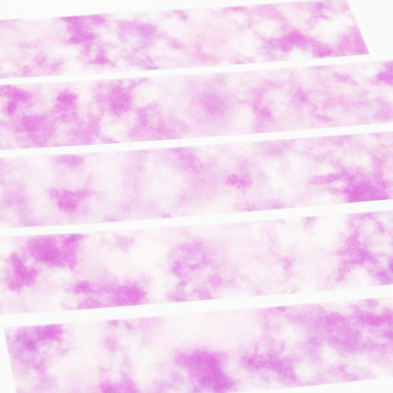 分裝紙膠帶 紫色大理石 - 紙膠帶 - 紙 