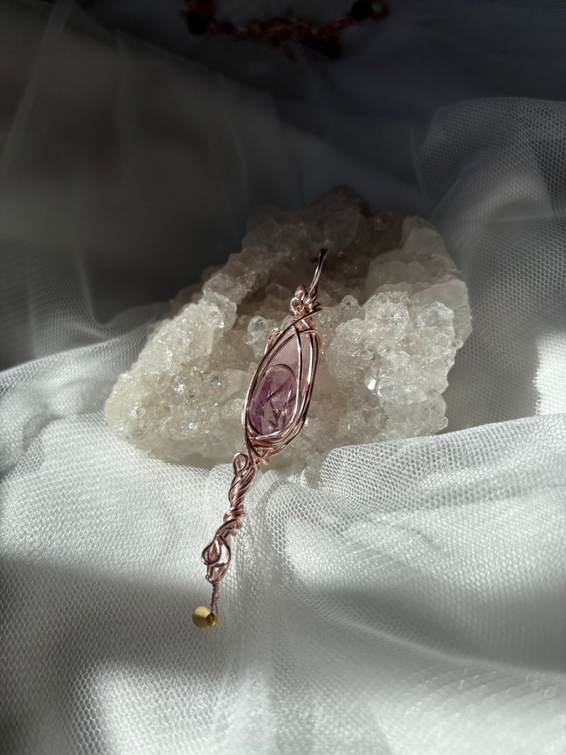 珍飾 - 克魯茲吊墜配黃銅吊珠 - 項鍊 - 水晶 