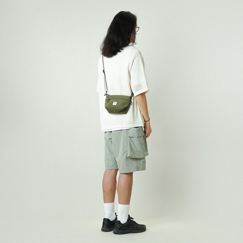 LUNA Mini Shoulder Bag Crossbody Bag - Messenger Bags & Sling Bags - Eco-Friendly Materials Green