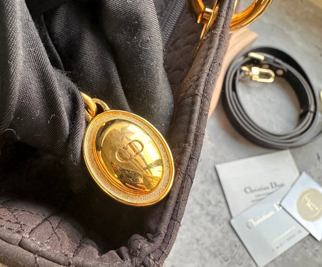 中古バッグ ヴィンテージ レディディオール ダークブラウン 中古バッグ ヴィンテージ レディディオール ダークブラウン