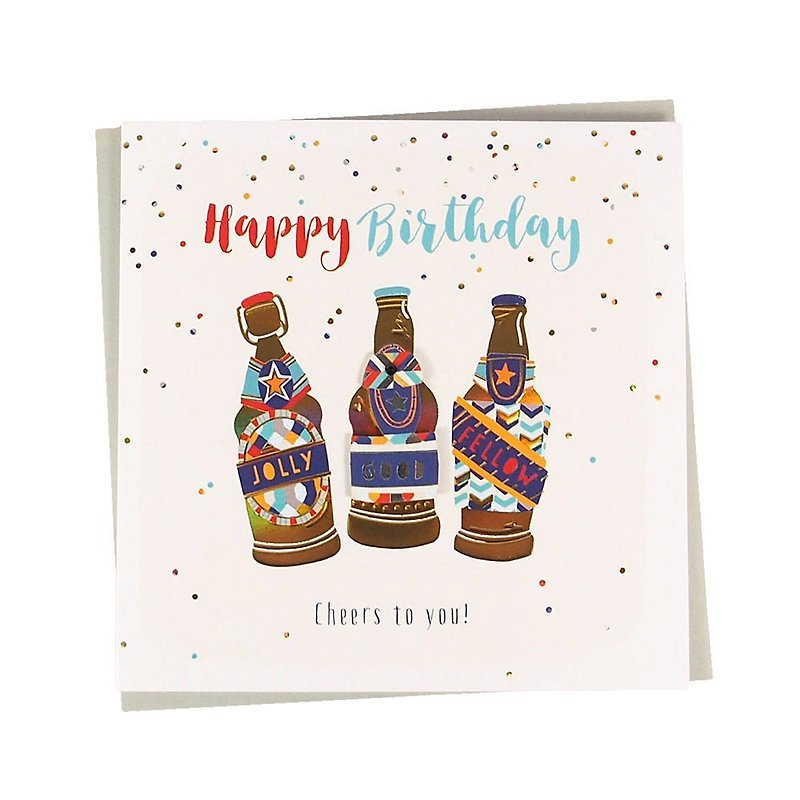 Cheers Happy Birthday [Jupiter TP Card - Birthday Blessing] - Cards & Postcards - Paper Multicolor
