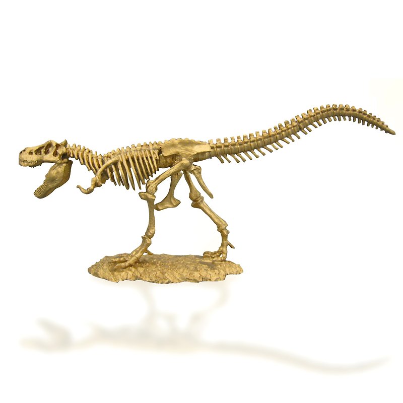 有名人のBIG-40CMゴールデン恐竜を発見する - 置物 - 粘土 ゴールド