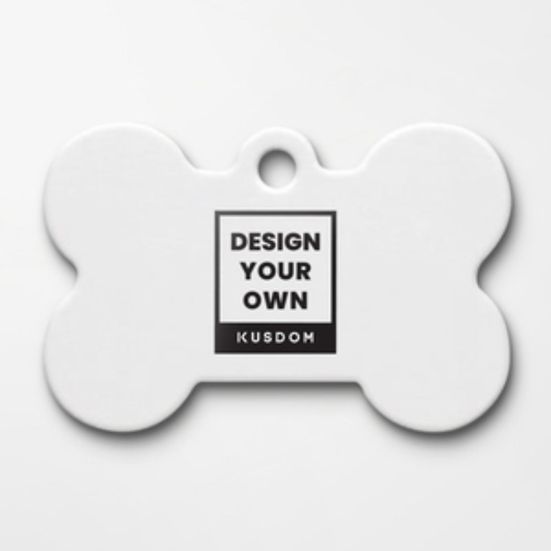 【Customized Gifts】Pet Shaped Famous Dog Tag │ Hairy Kids/Accessories/Cats/Dogs - หมอน - โลหะ ขาว
