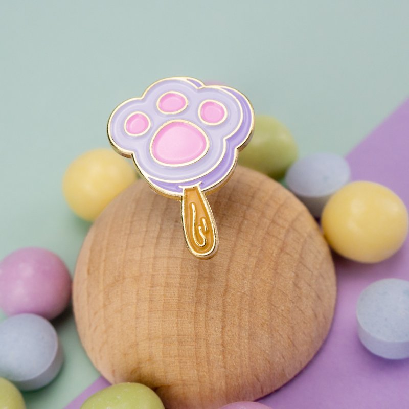 Pawsicle Enamel Pin - Brooches - Other Metals 