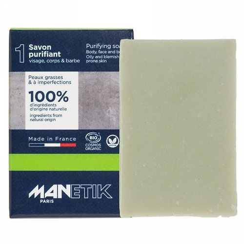 GoMen 購男人 【MANETIK】曼堤克純淨潔膚皂/法國有機男士保養首選品牌