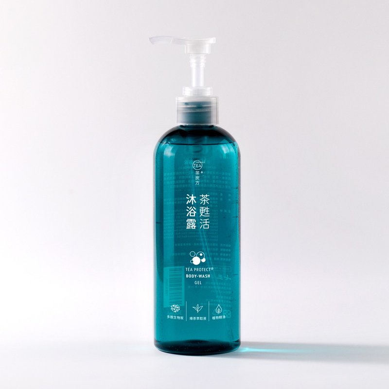 [Tea Charcoal Recipe] Tea Soho Shower Gel丨Extensive antibacterial protection, no antibiotic resistance, clean private parts - Body Wash - Other Materials Blue