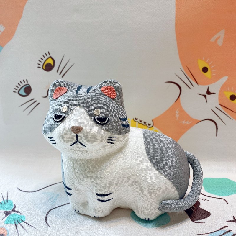 京都手作擺飾-貓老闆 - 擺飾/家飾品 - 其他材質 