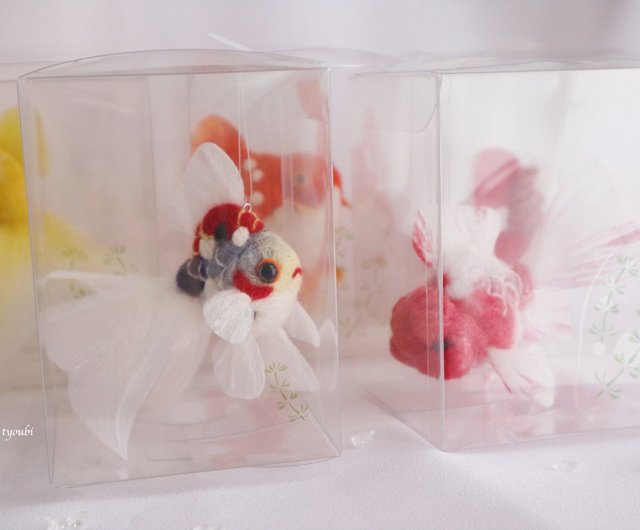 たゆたう金魚モビールS-オカメ琉金- - ショップ deme＊tyoubi